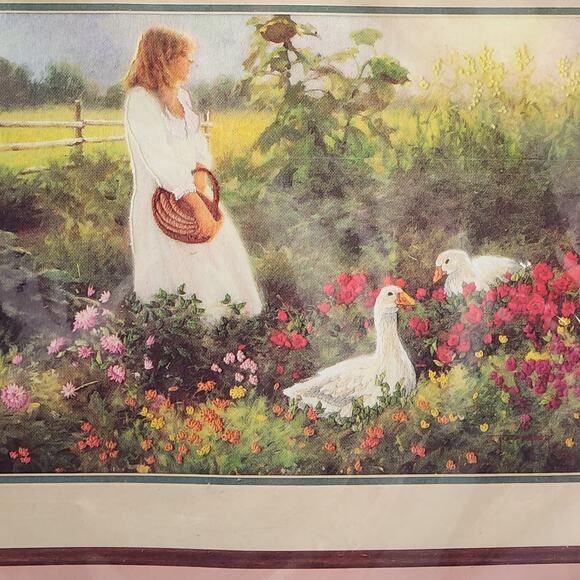 1989 EVENING LIGHT By Robert Duncan Crewel Stitch Kit 16"x12" From The Heart NIP - Picture 2 of 4